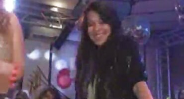 Ébano lánguido consiguió una sesión de senora cojiendo mierda apretada de un semental brutal