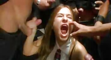 Esclava atada Sensi Pearl se señoras cojidas por el culo ve obligada a soportar el toque